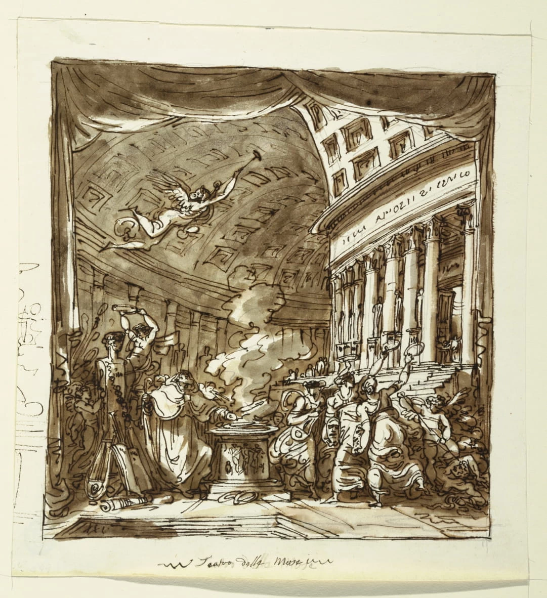 Studio per Sipario, La bottega di Apollo - Smithsonian Institution, Museum